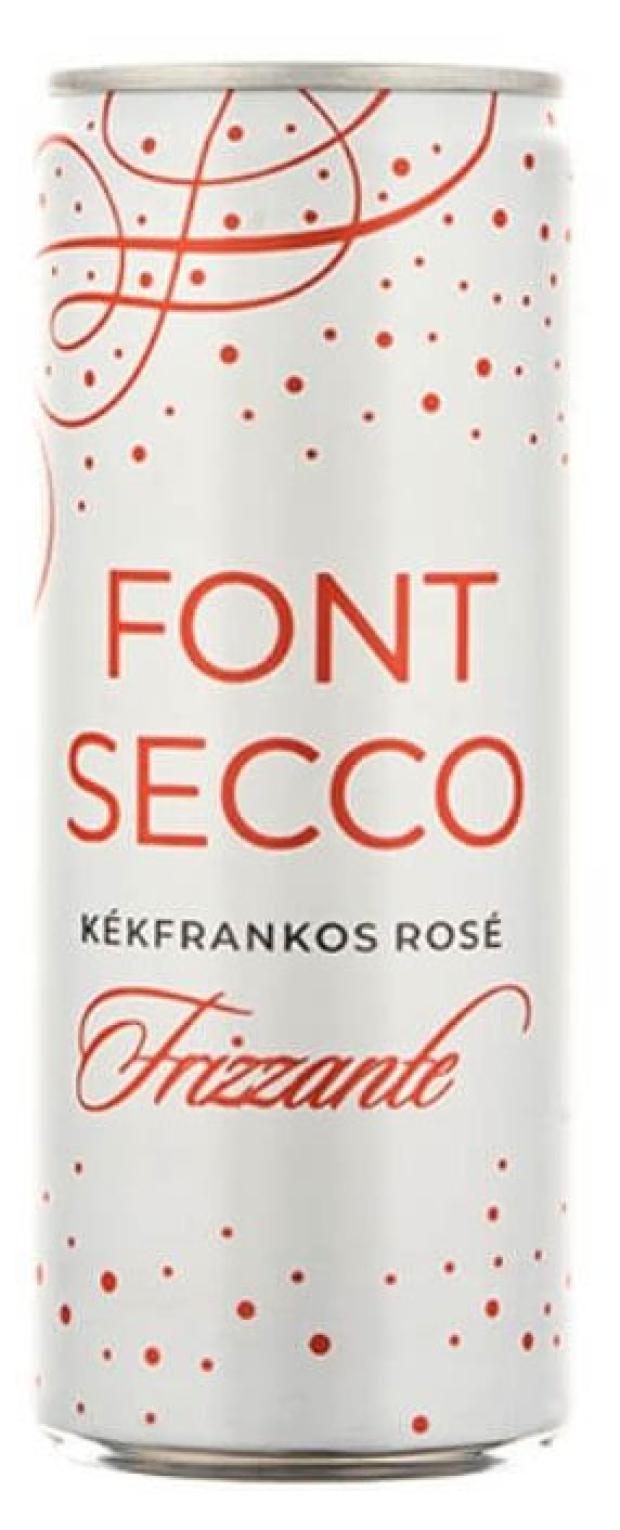 Игристое вино Font Secco розовое сухое Венгрия, 0,25 л закуски из овощей