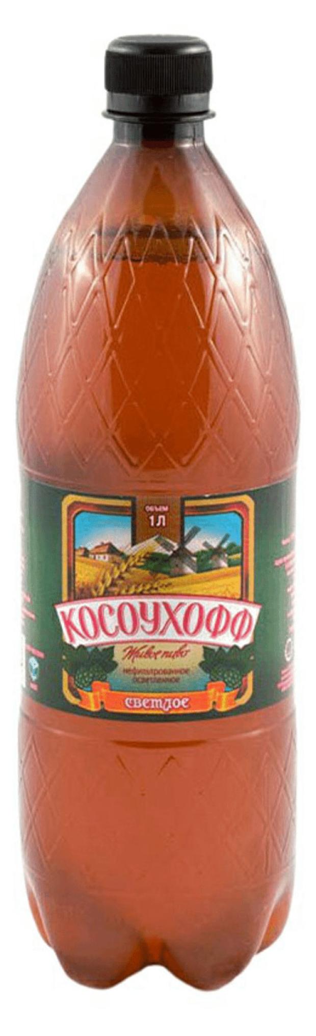 

Пиво Косоухофф светлое нефильтрованное, 1 л