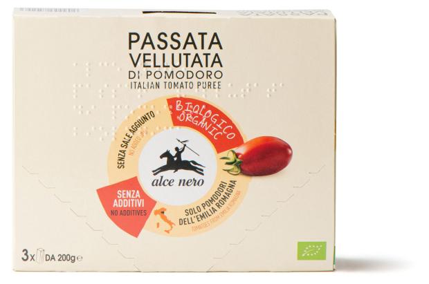 

Томаты протёртые Alce Nero пюре томатное, 3х200 г