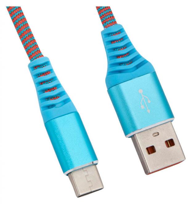 USB кабель Liberty Project Type-C Носки голубой