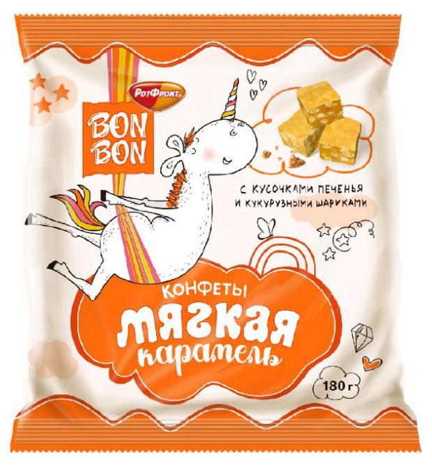 

Конфеты Рот Фронт Bon Bon с печеньем и кукурузными шариками, 180 г