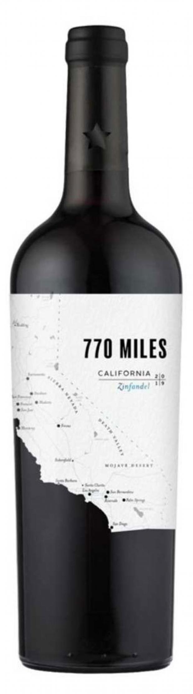 Вино 770 Miles Zinfandel красное сухое США, 0,75 л вино 770 miles chardonnay белое сухое сша 0 75 л