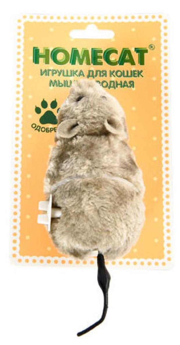 

Игрушка для кошек HOMECAT мышь заводная, 7х15 см