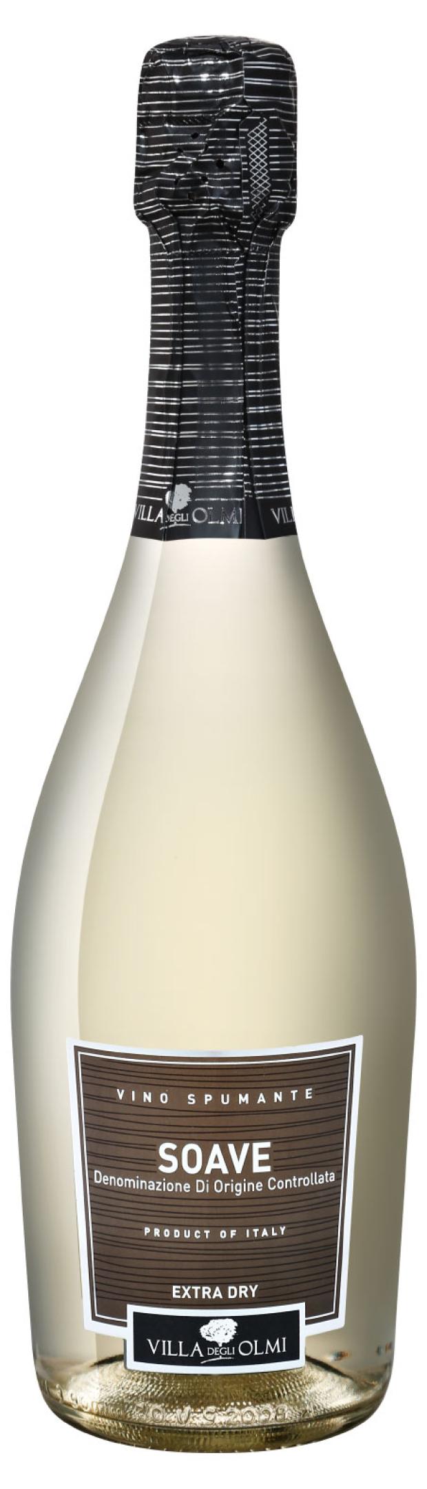 Игристое вино Soave Extra Dry белое Италия, 0,75 л игристое вино gaetano prosecco extra dry белое сухое с двумя бокалами в подарочной упаковке италия 0 75 л