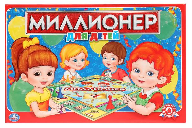 

Настольная игра Умные игры Миллионер