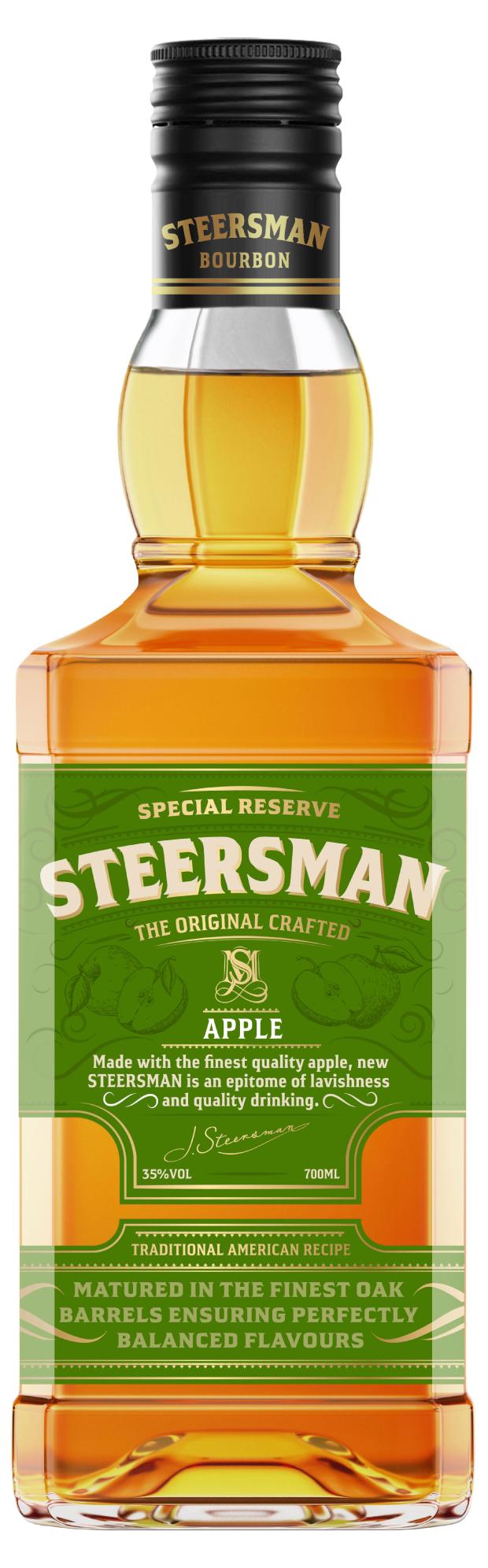 Коктейль Steersman Apple Висковый напиток Россия, 0,7 л