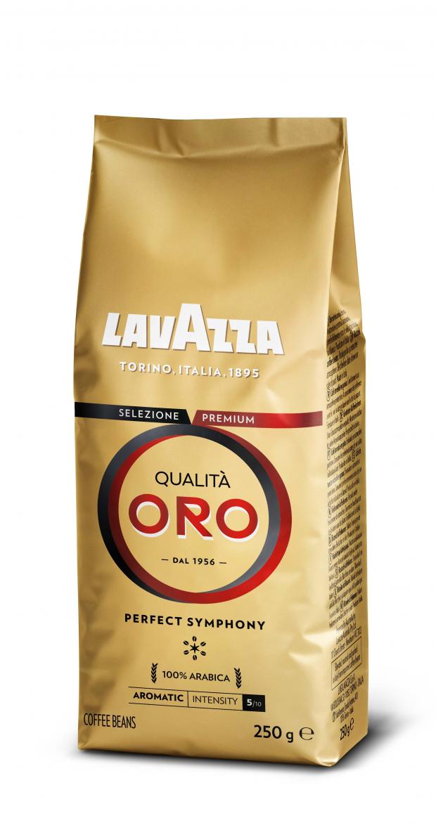 Кофе в зернах Lavazza Qualita Oro жареный, 250 г