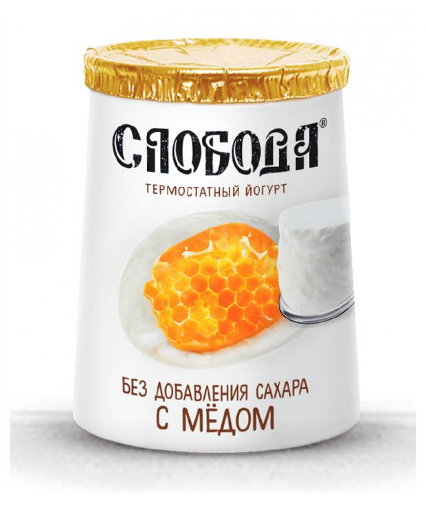 

Биойогурт Слобода термостатный с цветочным медом 2%, 150 г