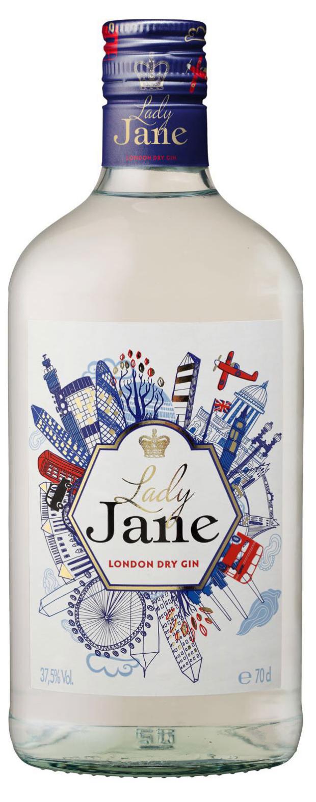 Джин Lady Jane London Dry Бельгия, 0,7 л джин broom dry 41 7% россия 0 5л