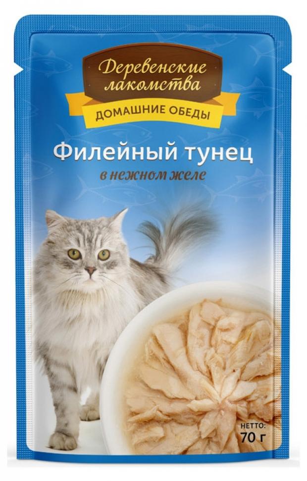 Корм для кошек Деревенские лакомства тунец, 70 г