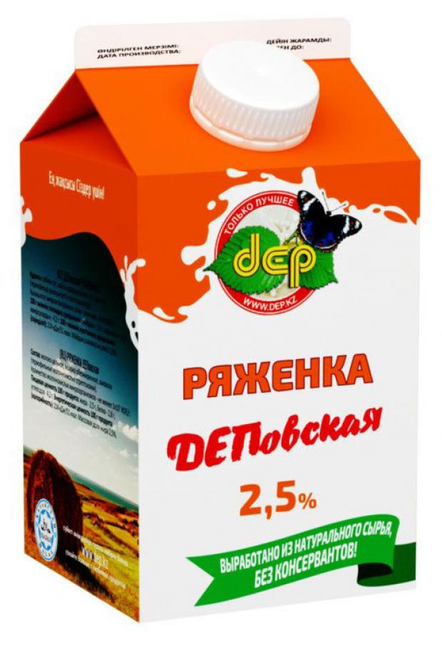 Ряженка Dep 2,5%, 500 г