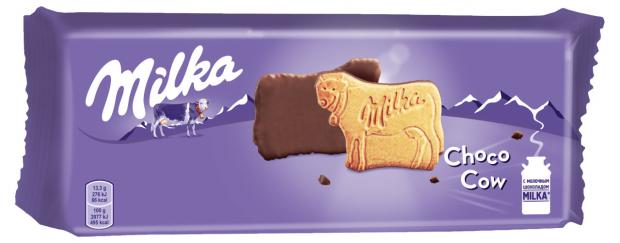 Печенье Milka покрытое молочным шоколадом, 200 г