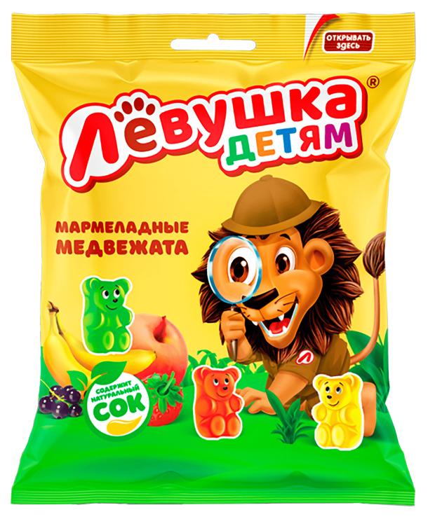 Мармелад Левушка детям медвежата, 70 г