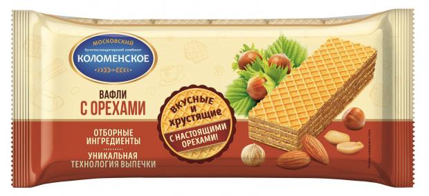 

Вафли «Коломенское» хрустящие с орехами, 200 г