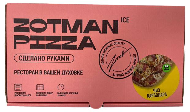 

Пицца Zotman Римская чиз карбонара, 310 г
