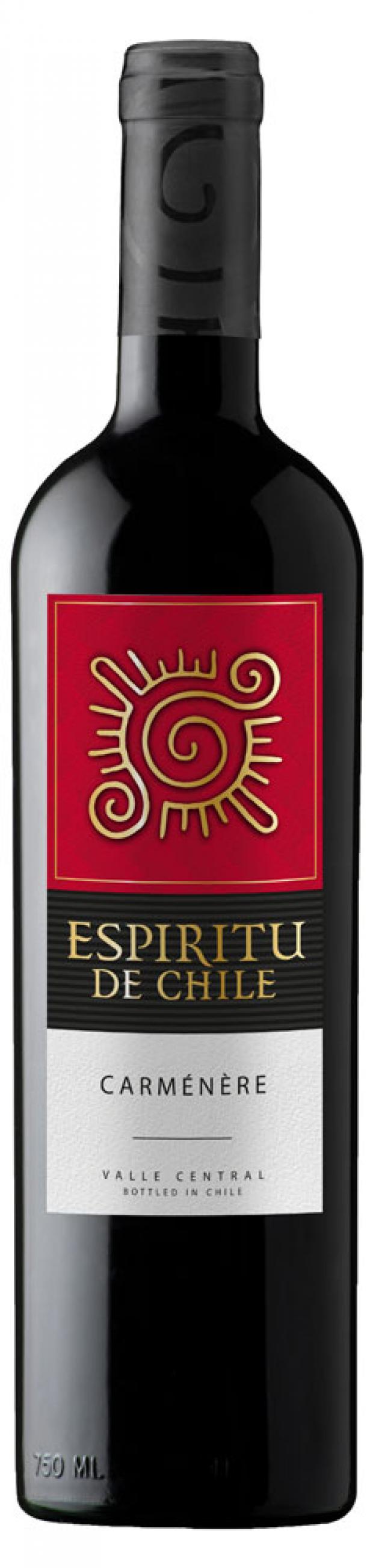 цена Вино Espiritu de Chile CARMENERE красное полусухое Чили, 0,75 л