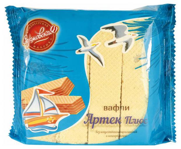 Вафли Сормовская кондитерская фабрика Артек плюс, 225 г