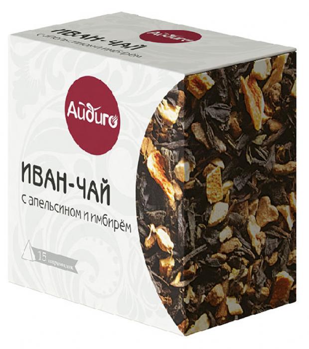 Иван-чай Айдиго с апельсином и имбирем, 15x2 г