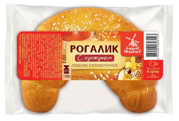 

Рогалик Хлебное местечко с кунжутом, 100 г