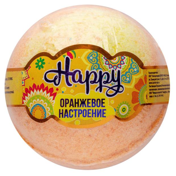 

Шар бурлящий для ванны Laboratory Katrin Happy Оранжевое настроение, 120 г