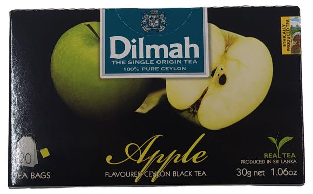 Чай черный Dilmah яблоко в пакетиках, 20 х 1,5 г