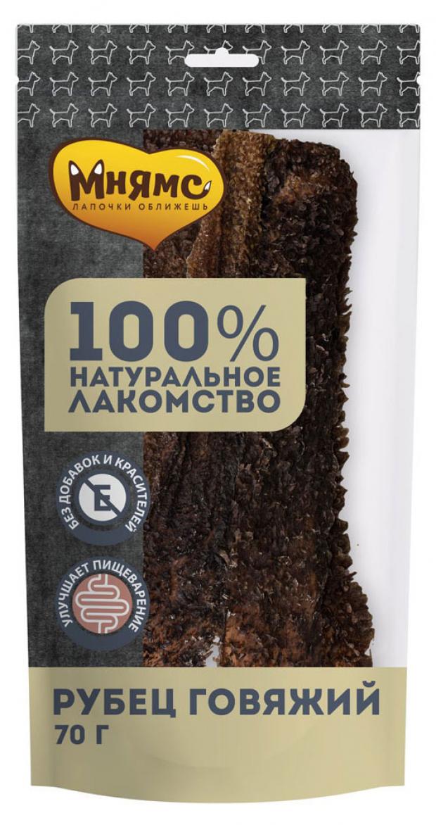 

Лакомства для собак Мнямс Рубец говяжий, 70 г