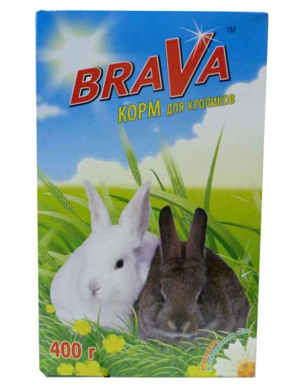 Корм для кроликов Brava, 400 г