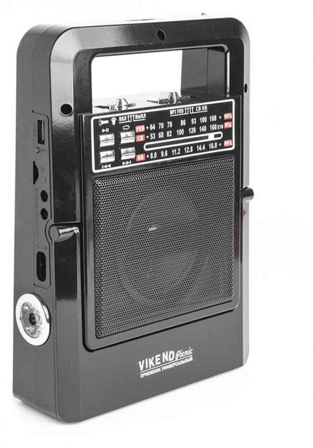 

Радиоприемник Сигнал Vikend Picnic черный