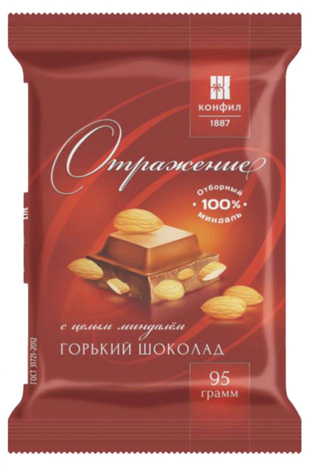 Шоколад Конфил Отражение с целым миндалем, 95 г