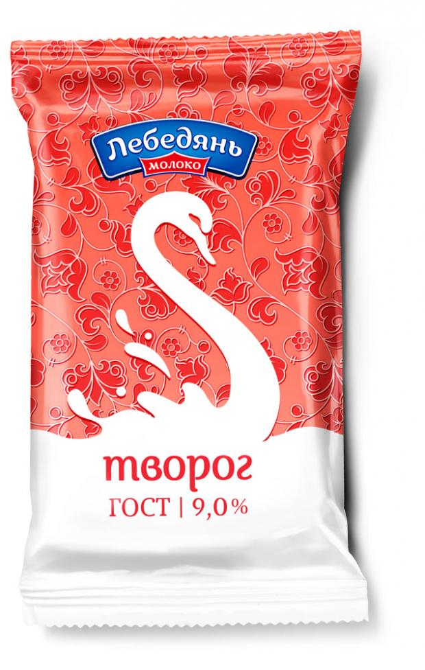 Творог Лебедяньмолоко 9% БЗМЖ, 180 г