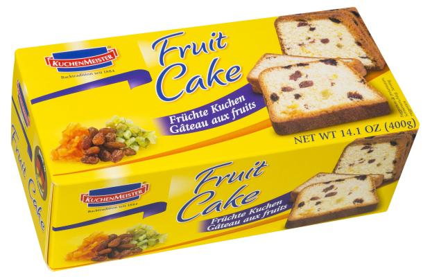 

Кекс KuchenMeister Fruit Cake с изюмом и цукатами из апельсиновой и лимонной корочки, 400 г