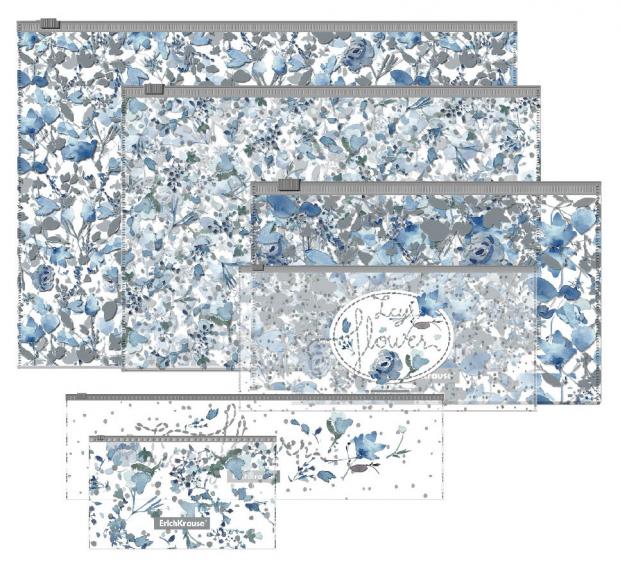 Набор ZIP-пакетов ErichKrause Frozen Beauty, 6 шт zip пакет пластиковый erichkrause frozen beauty b5 в пакете по 12 шт