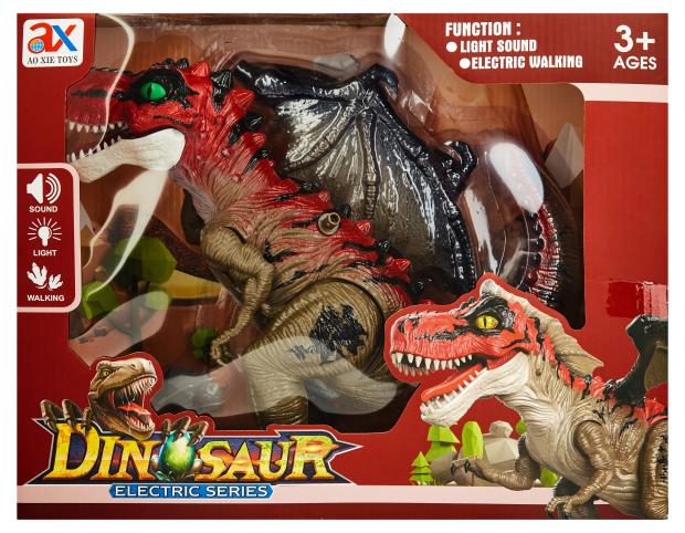 

Игрушка Ao Xie Toys Динозавр со светом и звуком, 21 см
