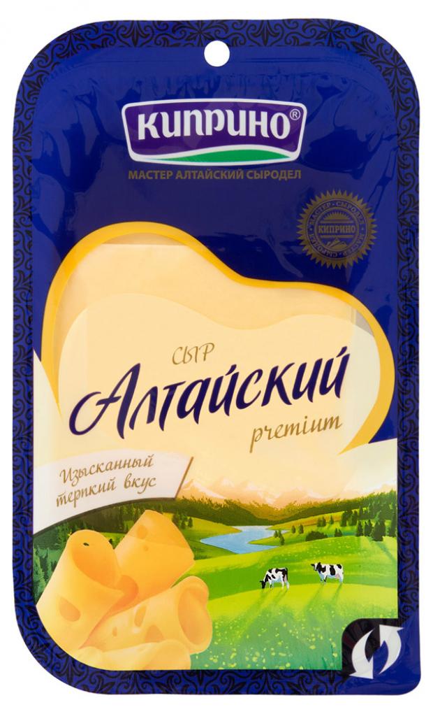 

Сыр твердый «Киприно» Алтайский нарезка 50%, 125 г