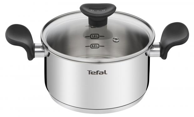 

Кастрюля с крышкой Tefal Primary для индукционных плит, 18 см