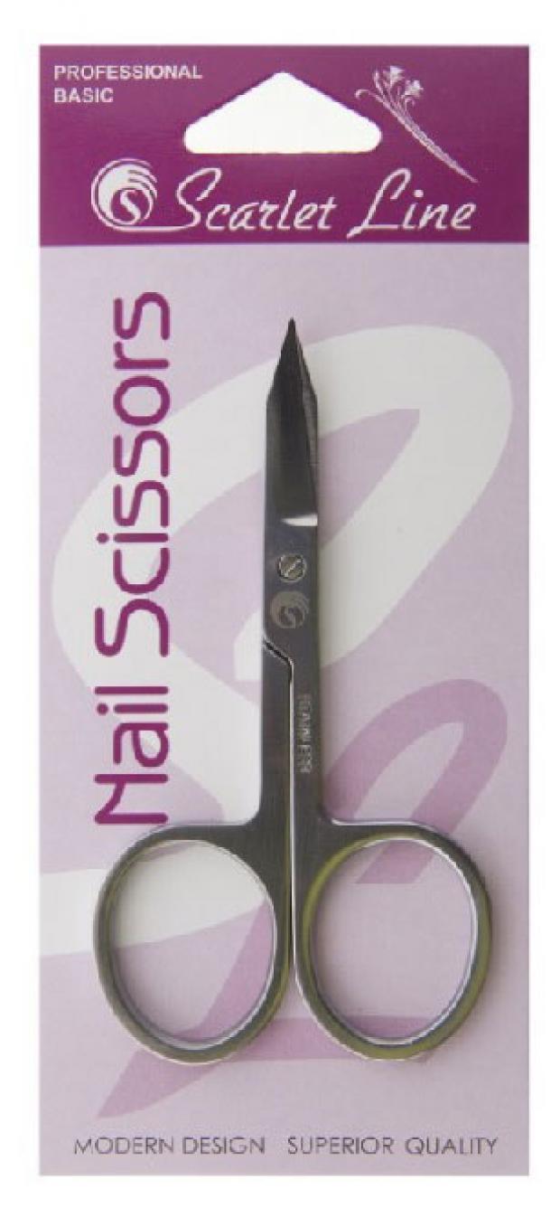 

Ножницы маникюрные для ногтей Scarlet line KS 0035 B-1 M, 9 см