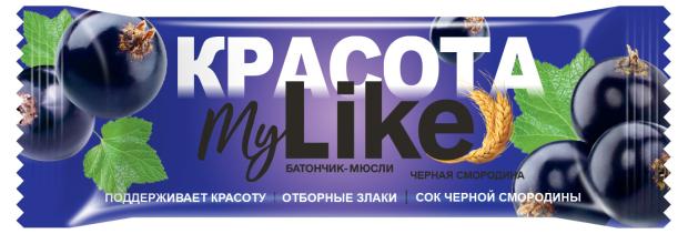 Батончик-мюсли Леовит My Like Черная смородина, 25 г