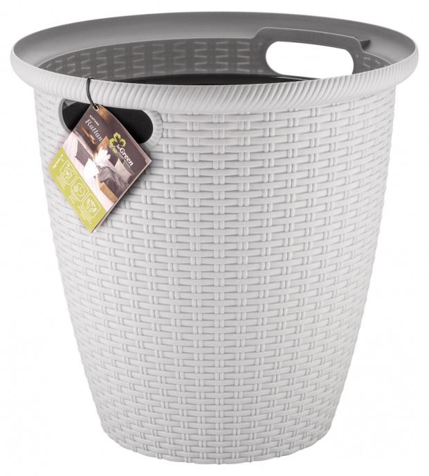 

Кашпо InGreen Rattan Утренний туман с внутренним горшком 47 см, 50 л