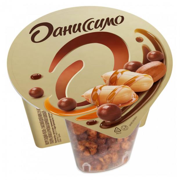 

Йогурт «Даниссимо» Deluxe арахисово-шоколадный микс 2,9%, 136 г