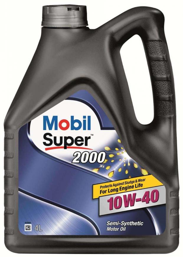 Масло моторное Mobil Super 2000 10W40 полусинтетическое, 4 л масло моторное rolf energy 10w40 полусинтетическое 4 л