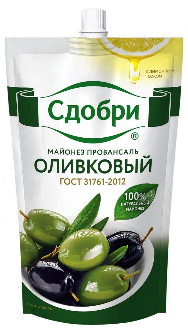 Майонез Сдобри Оливковый 50,5%, 330 мл