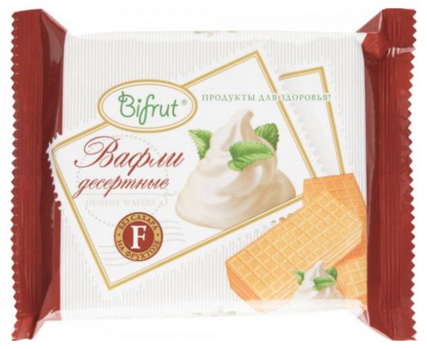 Вафли Bifrut десертные на фруктозе, 60 г