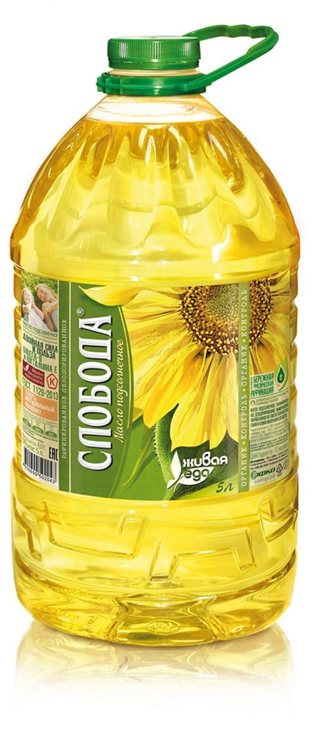 

Масло подсолнечное «Слобода» рафинированное, 5 л