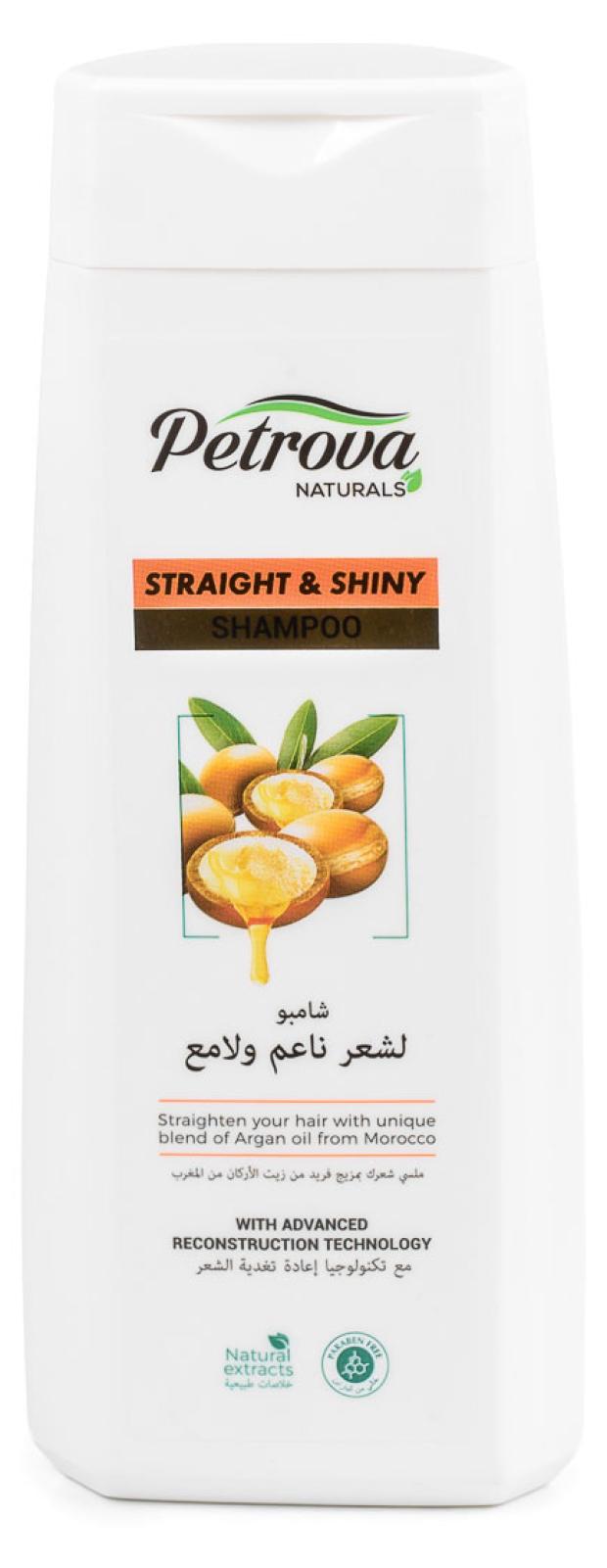 

Шампунь Petrova Послушные и Сияющие для объема и блеска с маслом арганы, 400 мл