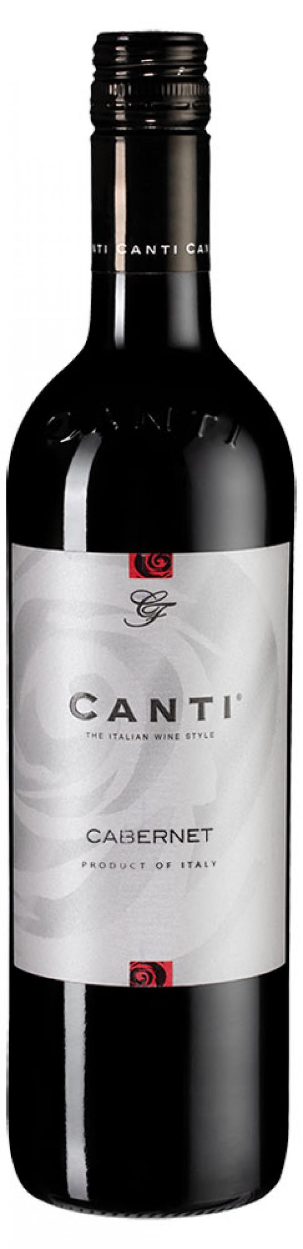 Вино Canti Cabernet красное сухое Италия, 0,75 л игристое вино canti просекко розе 2020 розовое сухое италия 0 75 л