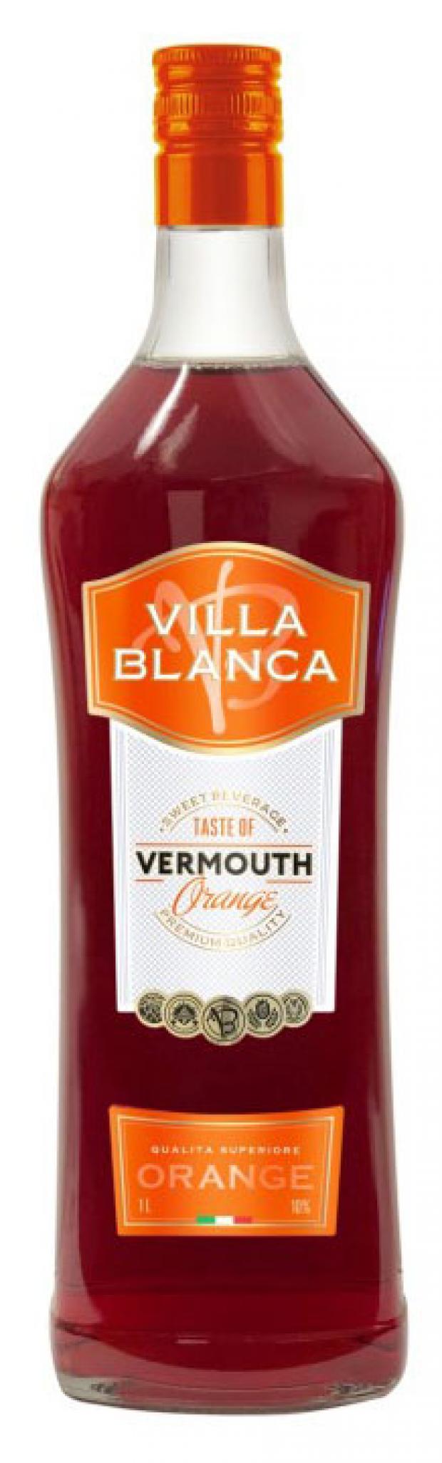 Плодовый алкогольный продукт Villa Blanca Vermouth Orange Россия, 1 л