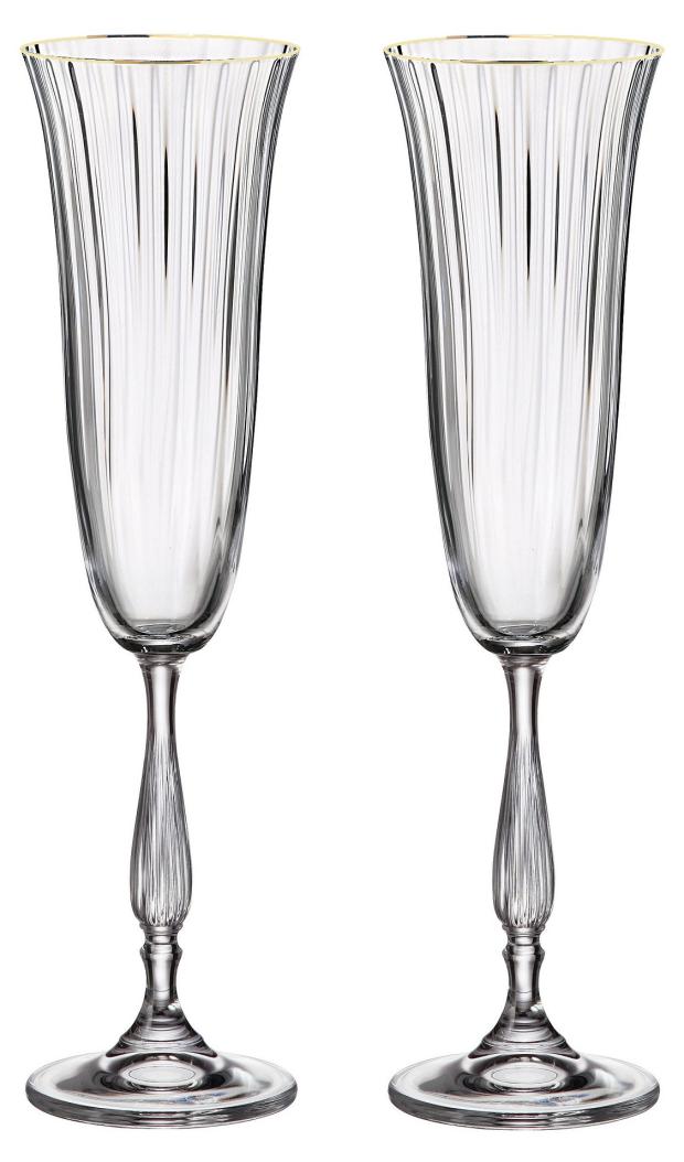 

Бокал для шампанского CRYSTAL BOHEMIA Frefata 190 мл, 2 шт