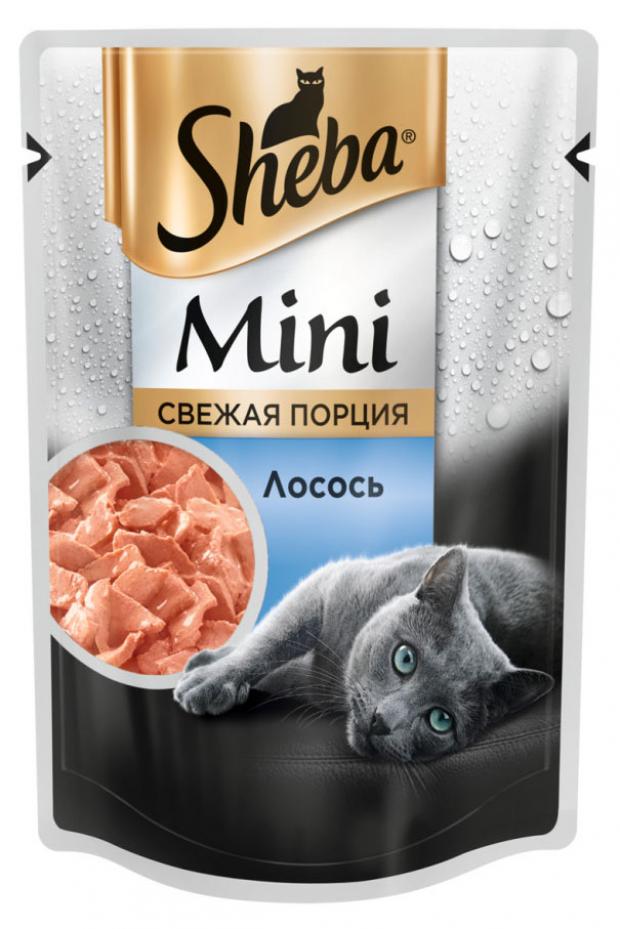 

Влажный корм для кошек Sheba влажный мини порция лосось 50 г