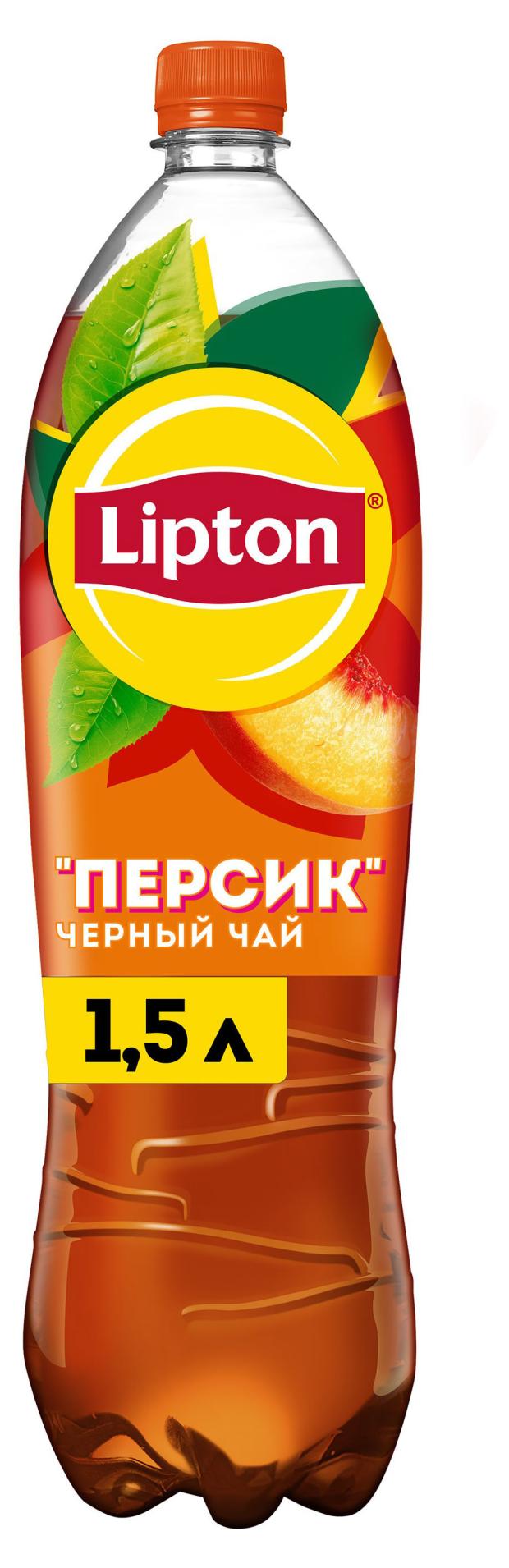 Чай черный Lipton персик 15 л 169₽