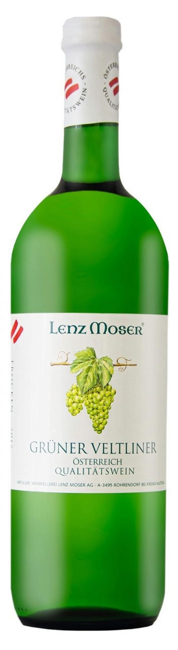 Вино Lenz Moser Gruner Veltliner белое сухое Австрия, 1 л